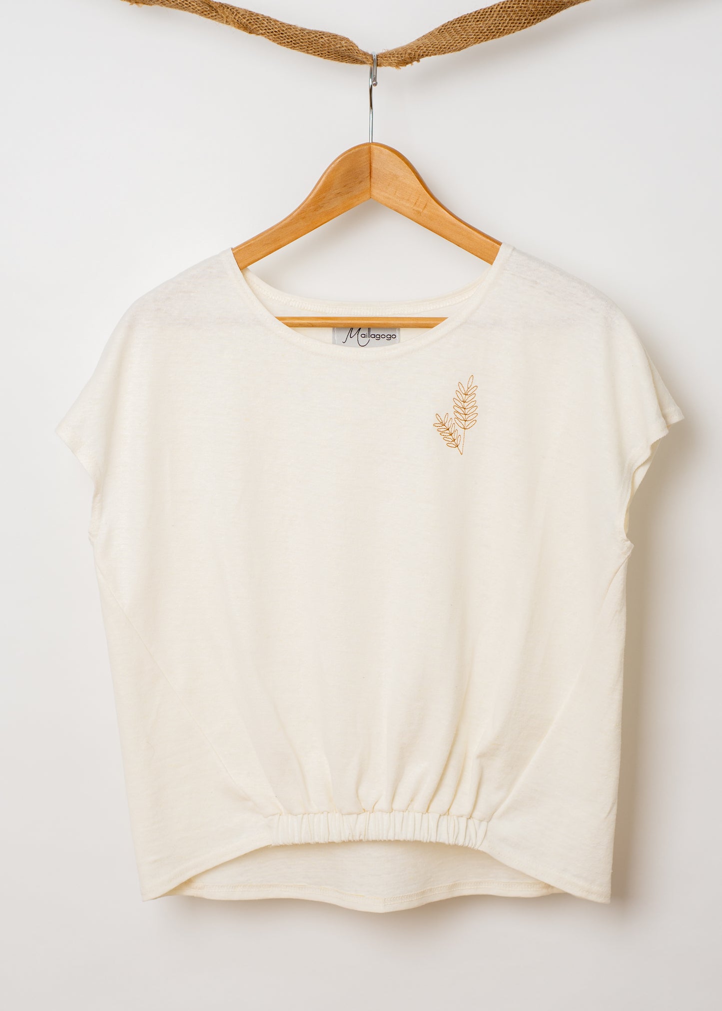 T-shirt à broderie Maillagogo | GIFU