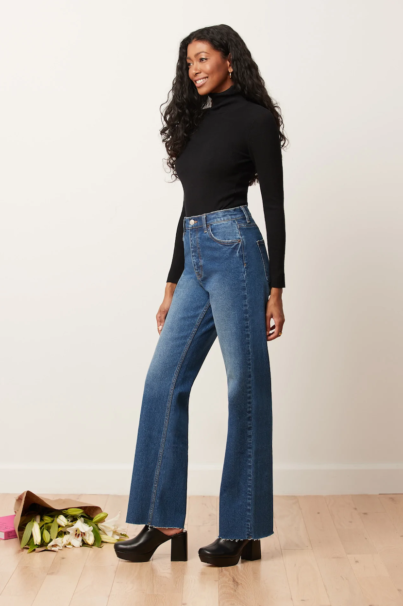Jeans très évasée YOGA JEANS | LILY - ELLE