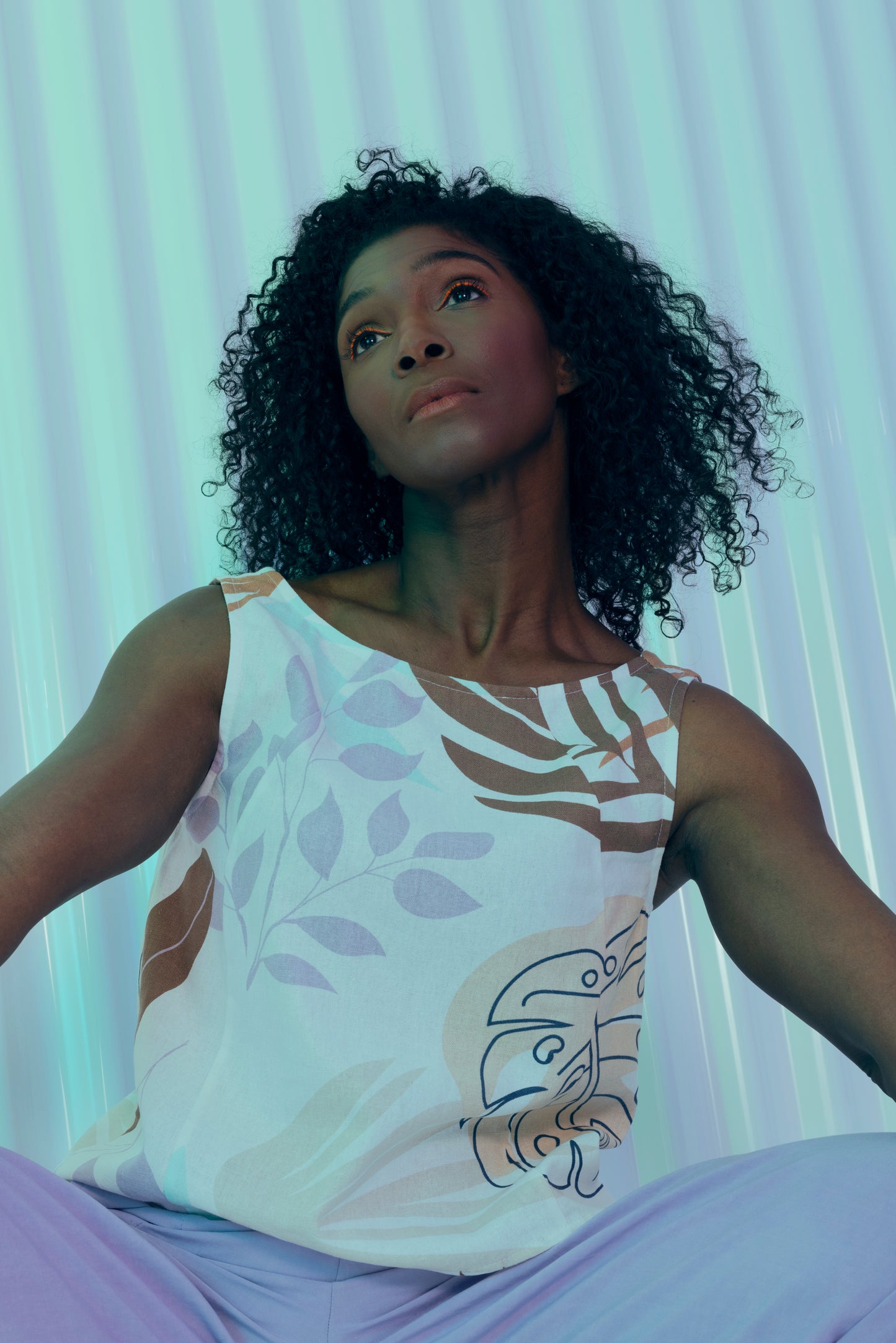 Camisole à motif | PÉ22-12
