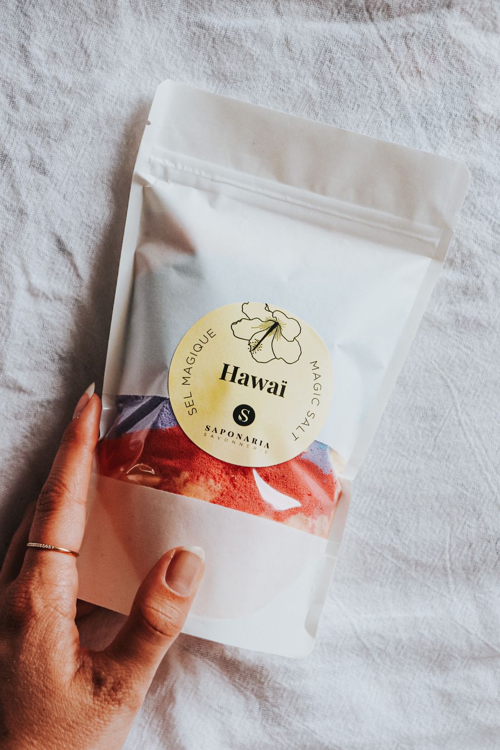 Saponaria effervescent bath salt | HAWAII