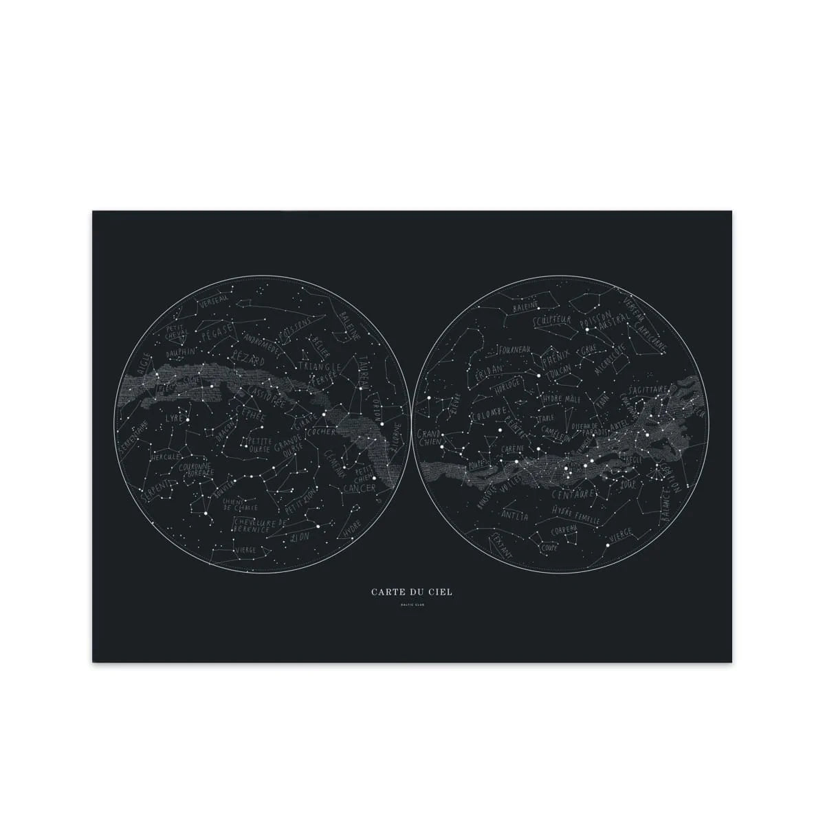 BALTIC CLUB poster | SKY MAP