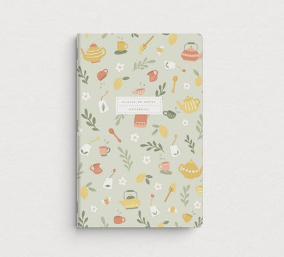 Notebook Mimosa Design | tea party