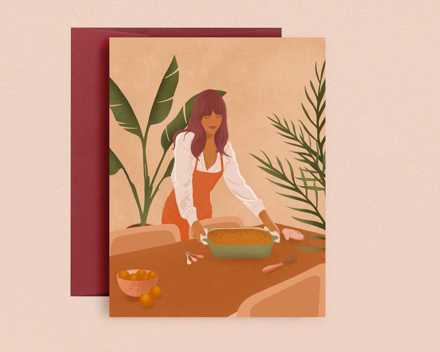 Cartes de souhaits Itsfunnyhowww | Femme en cuisine
