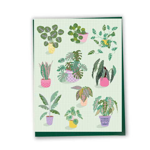 Lili Graffiti Greeting Card | plants