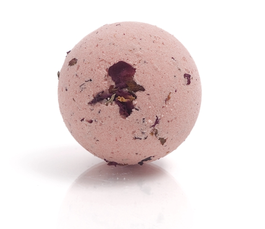 Bath bomb Saponaria | Pomegranate & petals