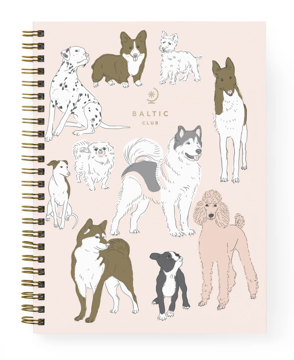Baltic Club Spiral Notebook | Dogs