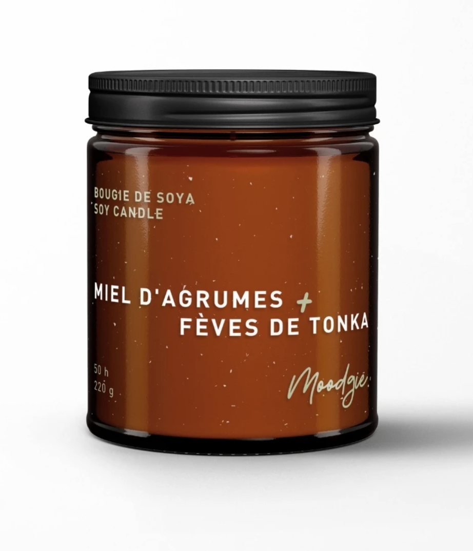 MOODGIE candles | Citrus Honey &amp; Tonka Beans