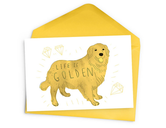 Baltic Club Greeting Card | LIFE IS GOLDEN