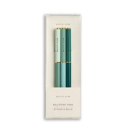 Ensemble BALTIC CLUB | 3 stylos billes OCEAN